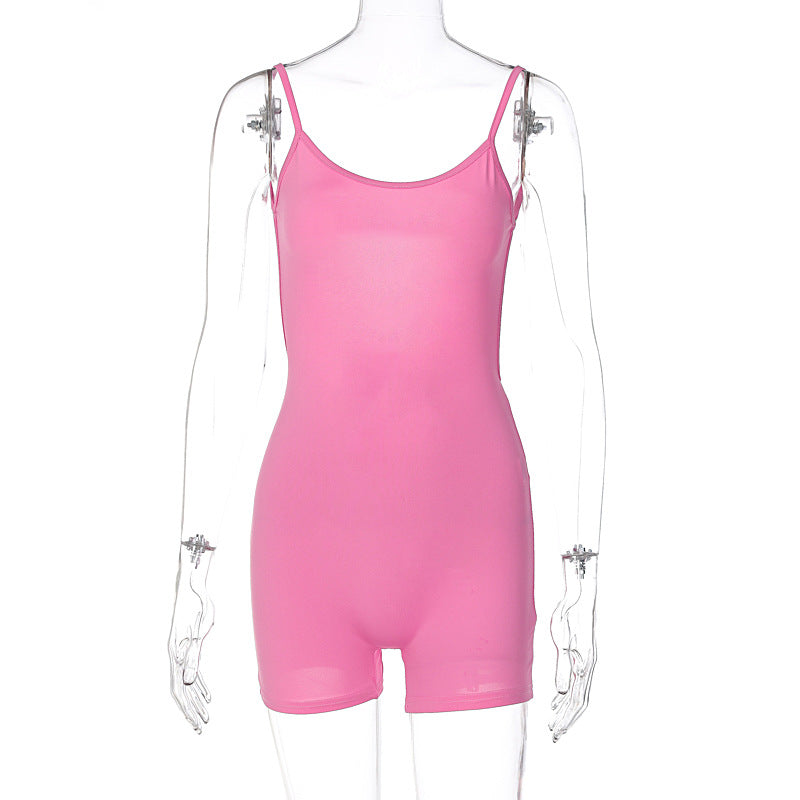 Damen Bodysuit mit schmalem Schnitt und feinen Spaghetti-Trägern Drune