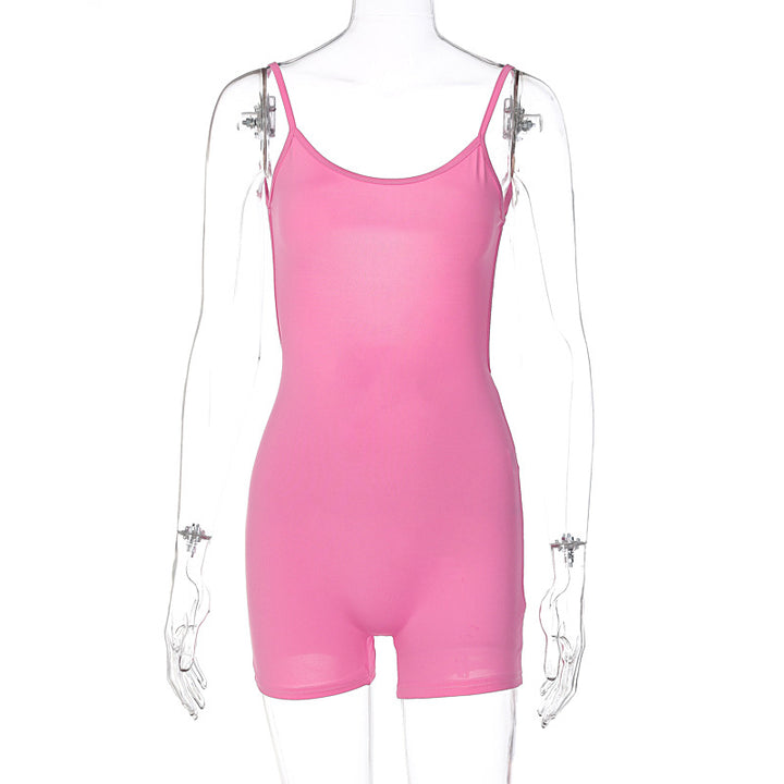 Damen Bodysuit mit schmalem Schnitt und feinen Spaghetti-Trägern Drune