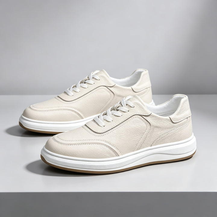 Herren Komfortable Leder Sneakers Drune