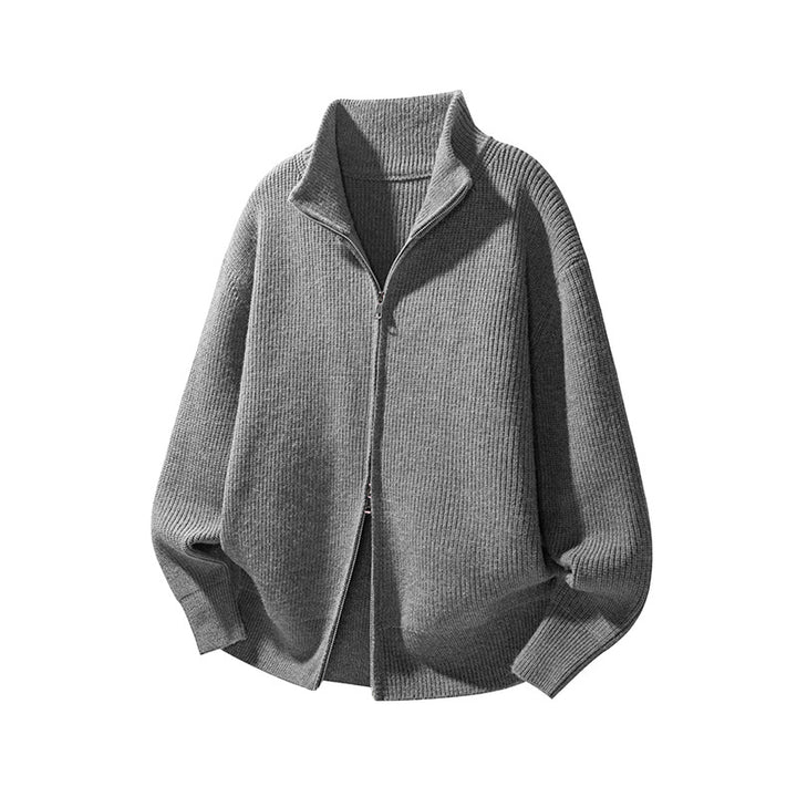 Damen Hochwertiger Strickpullover mit Stehkragen Drune