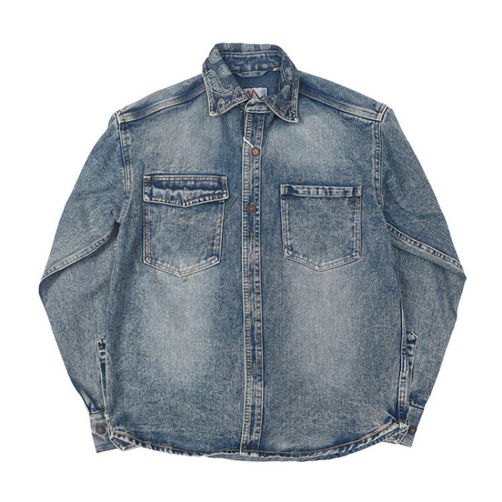 Herren Denim Hemdjacke Drune