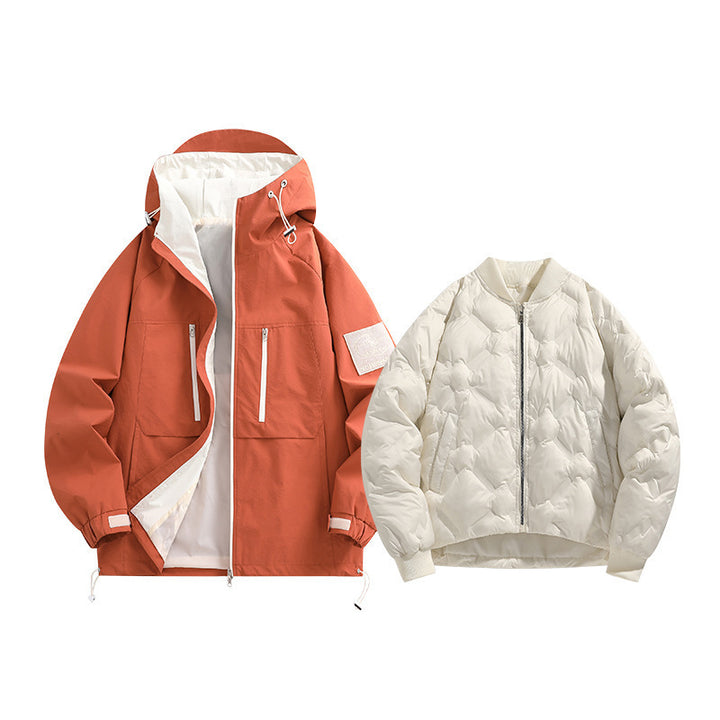 Damen Multifunktionale Übergangsjacke mit abnehmbarer Innenjacke Drune