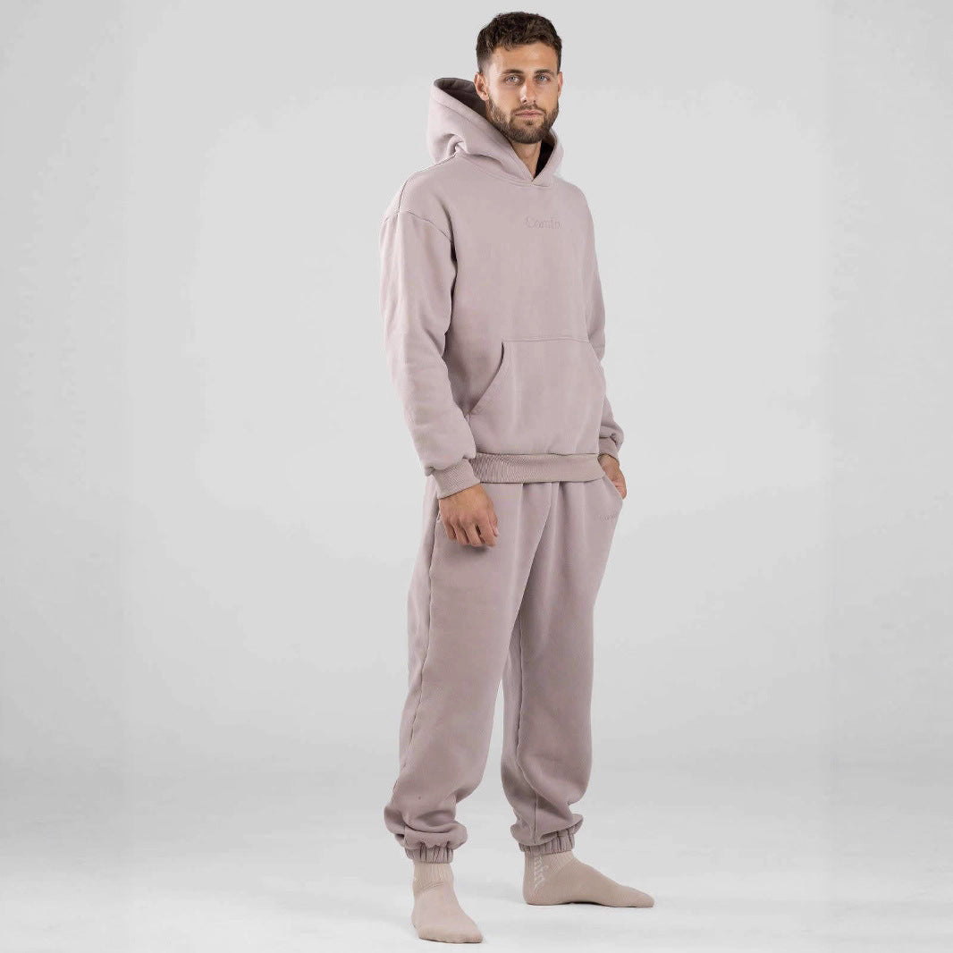 Damen nan lässige Sweatpants mit hohem Bund, seitlichen Eingrifftaschen und elastischen Bündchen Drune