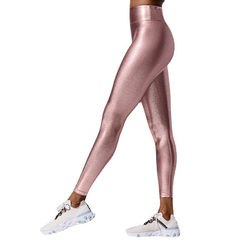 Damen Hochglänzende Leggings im eleganten Design Drune