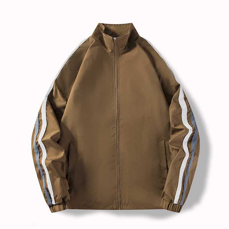 Herren Funktionsjacke mit hohem Kragen und seitlichen Reißverschlusstaschen Drune