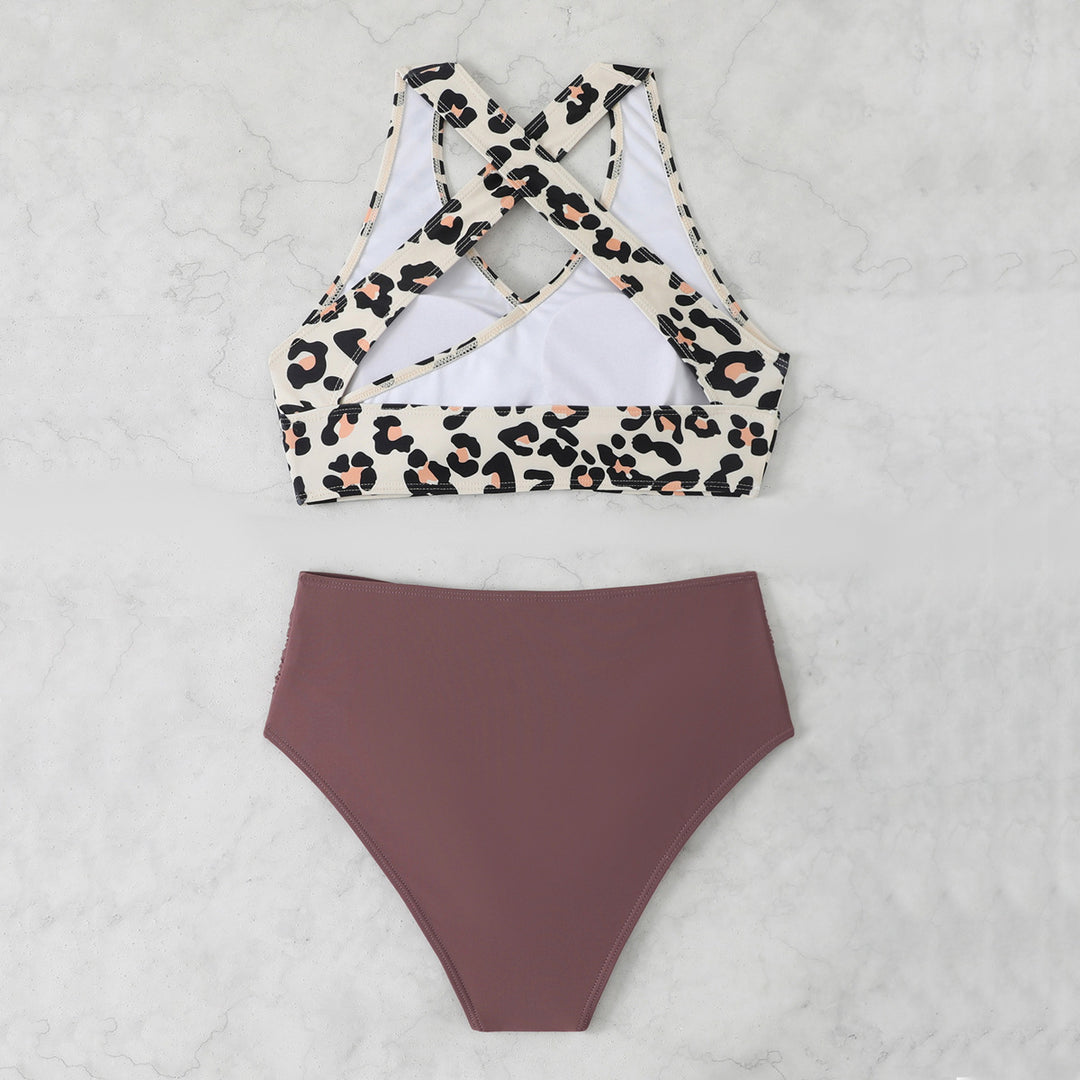 Damen Sport-Bikini mit innovativem Schnitt und hochgeschnittenem Höschen Drune