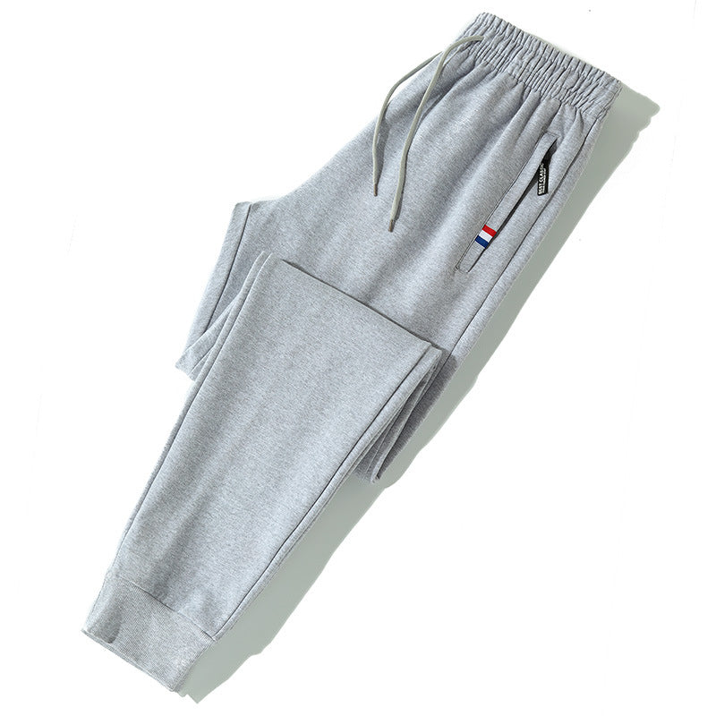 Herren Tapered-Jogginghose mit Tunnelzug, Reißverschlusstasche & Rippbündchen Drune