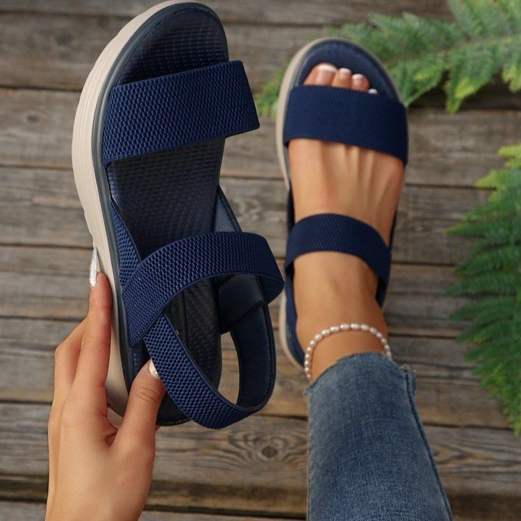 Damen Freizeit-Sandalen mit verstellbaren Riemen und rutschfester Sohle Drune