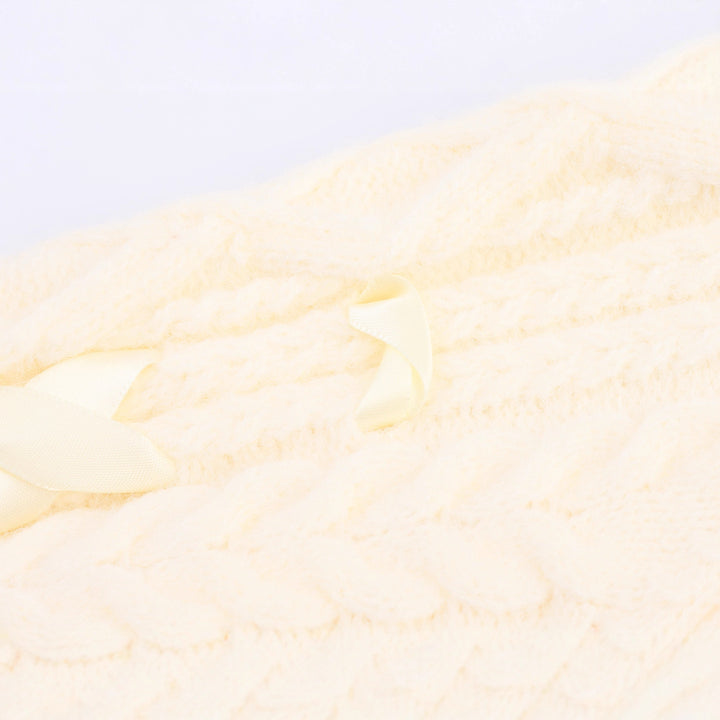 Damen Strickjacke mit Zopfmuster und Dekorativen Knopfdetails Drune