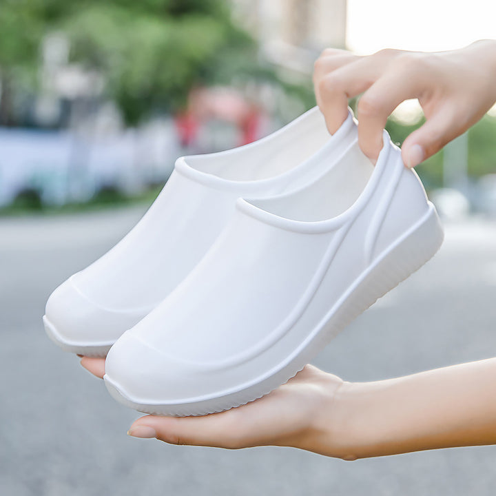 Unisex Wasserdichte Schlupf-Clogs mit stoßdämpfender EVA-Sohle und ergonomischer Fußmulde Drune
