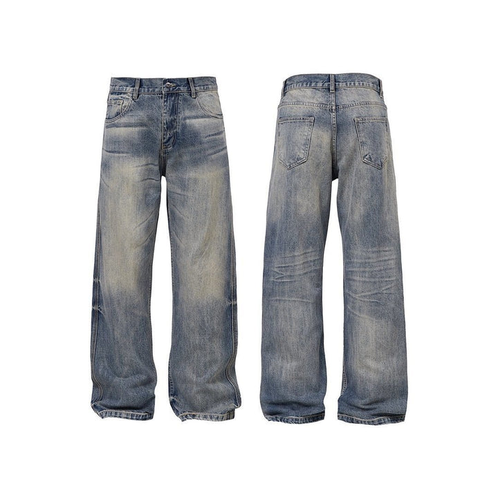 Damen Weit geschnittene Vintage Denim-Jeans Drune