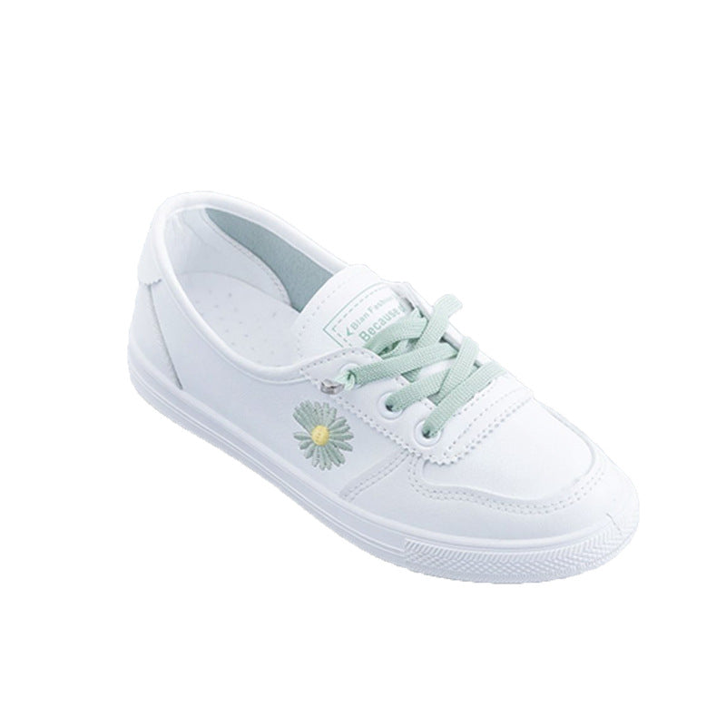 Damen Sneaker mit floralem Stickdesign und atmungsaktivem Obermaterial Drune