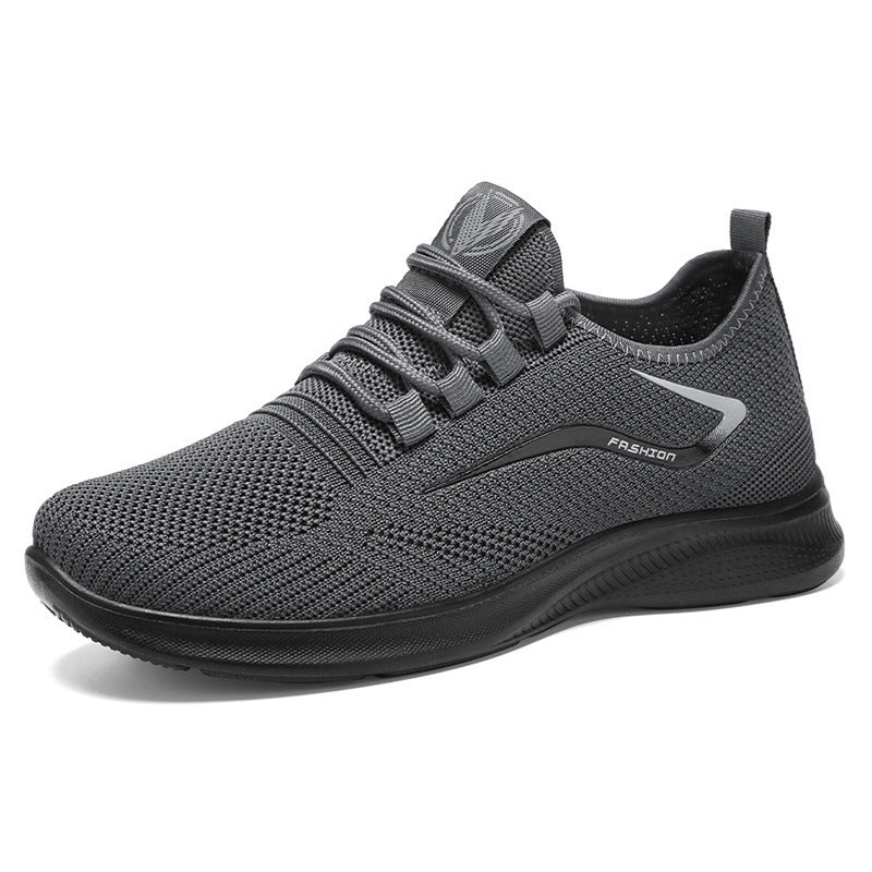 Herren nan atmungsaktive Strick-Sneaker mit sockenähnlichem Schaft und flexibler Komfortlaufsohle Drune