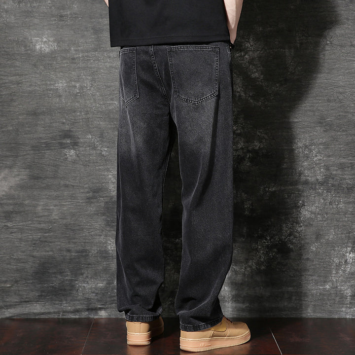 Herren Bequeme Wide-Leg Jeans Drune