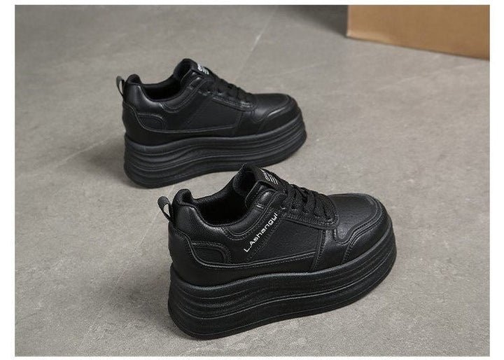 Damen Hochmodische Plateau Sneakers mit eleganter Silhouette Drune