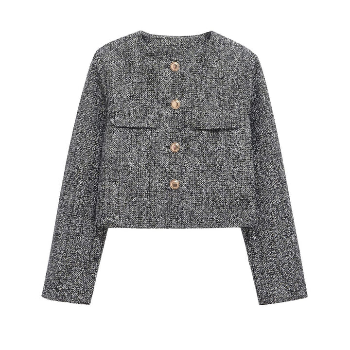 Drune | Texturiertes kleines Chanel-Style-Jackett