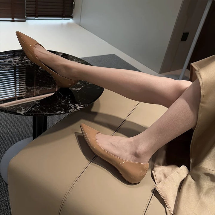 Damen elegante spitze Ballerinas Drune