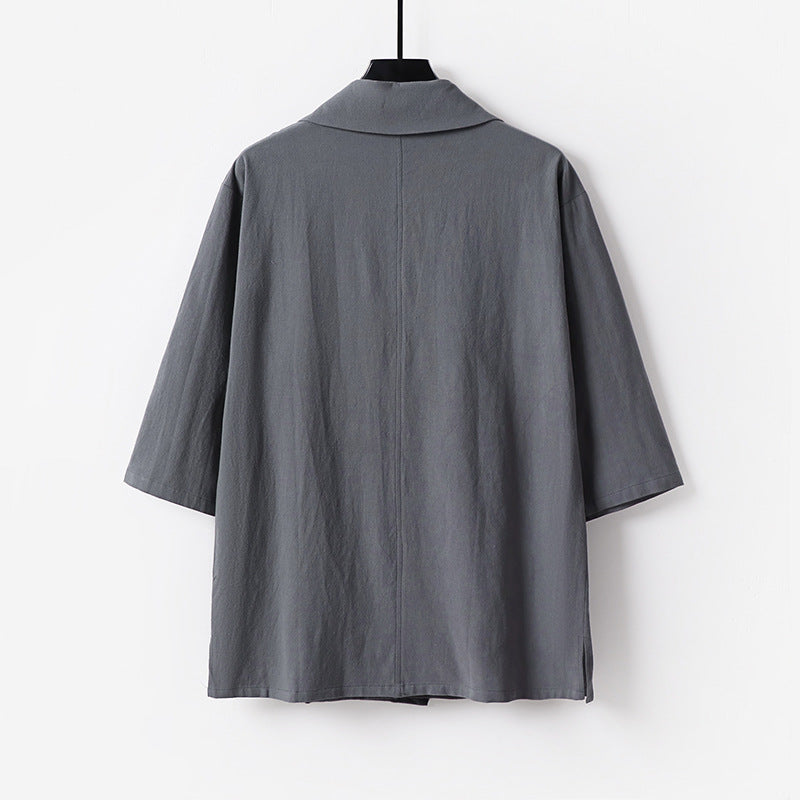 Damen Oversize Kimono-Blazer mit Schalkragen Drune