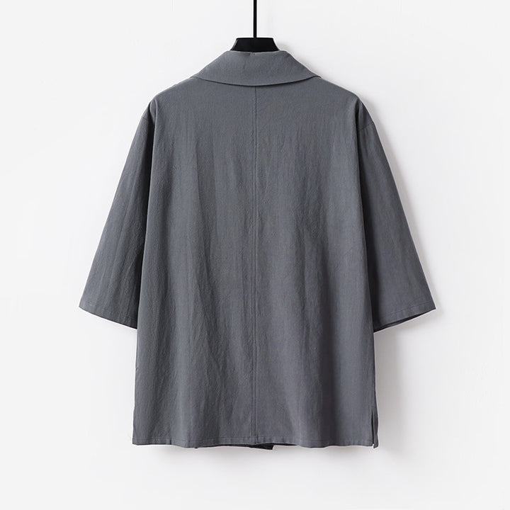 Damen Oversize Kimono-Blazer mit Schalkragen Drune