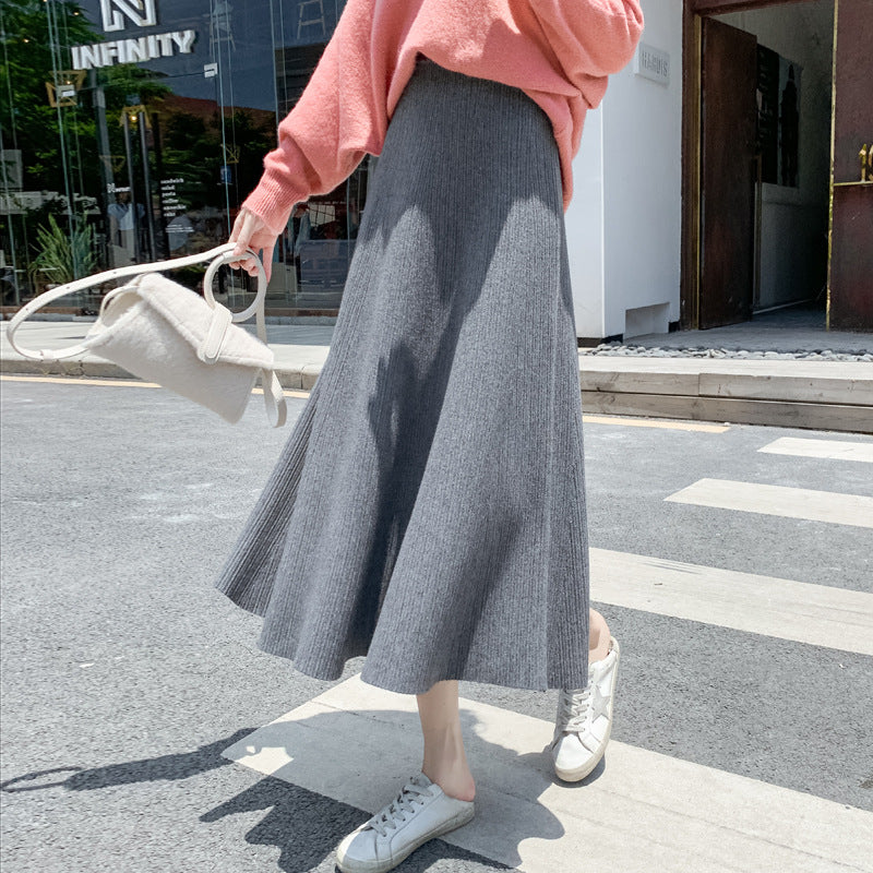 Damen Eleganter, schwingender Plisseerock Drune