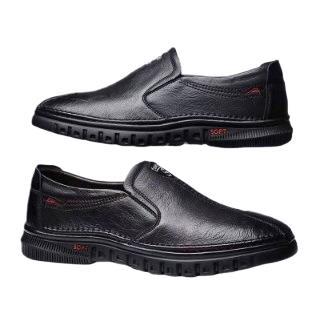 Herren Elegante Leder Slipper Drune