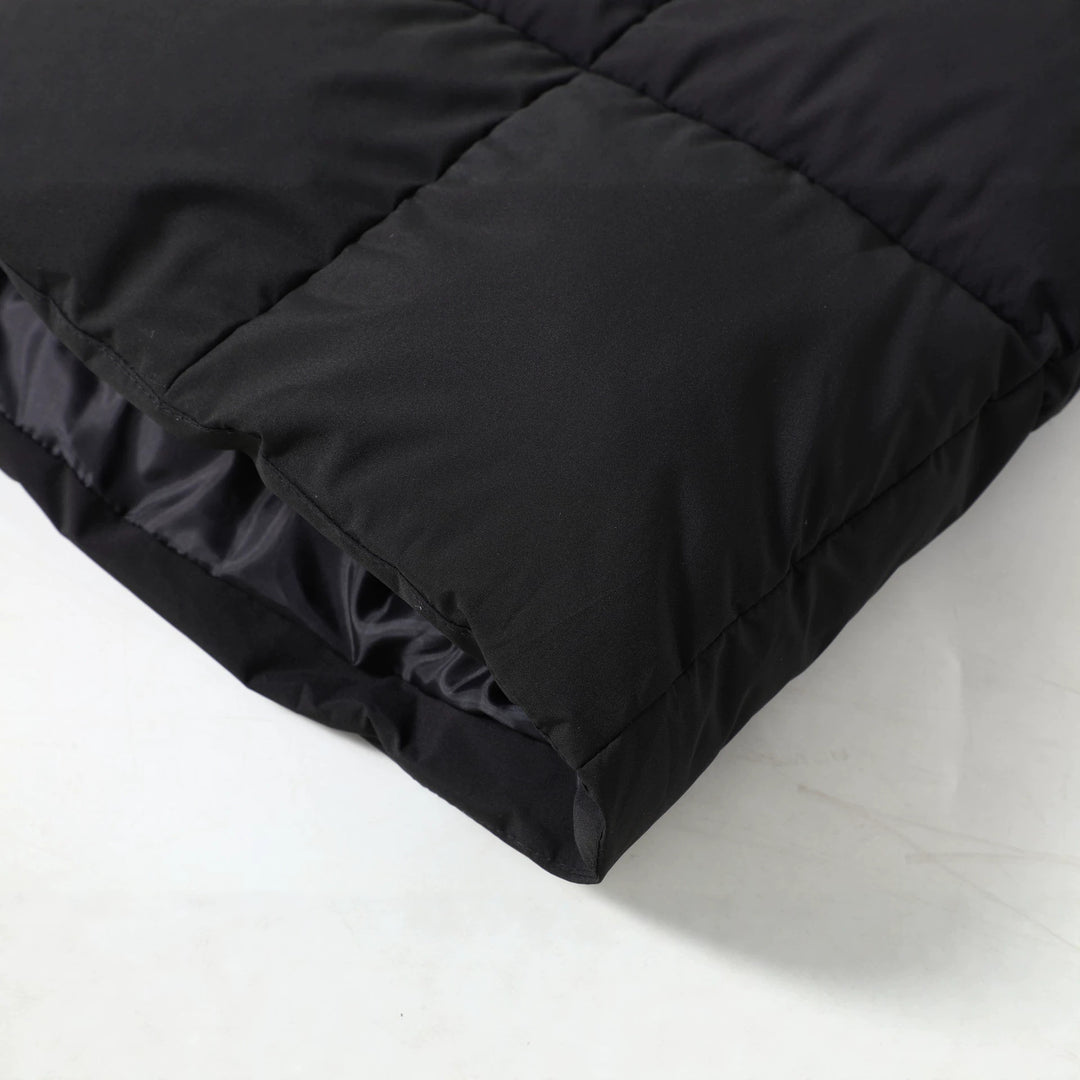Damen nan langer gesteppter Parka mit voluminöser Kunstfellkapuze und taillierendem Kordelzug Drune