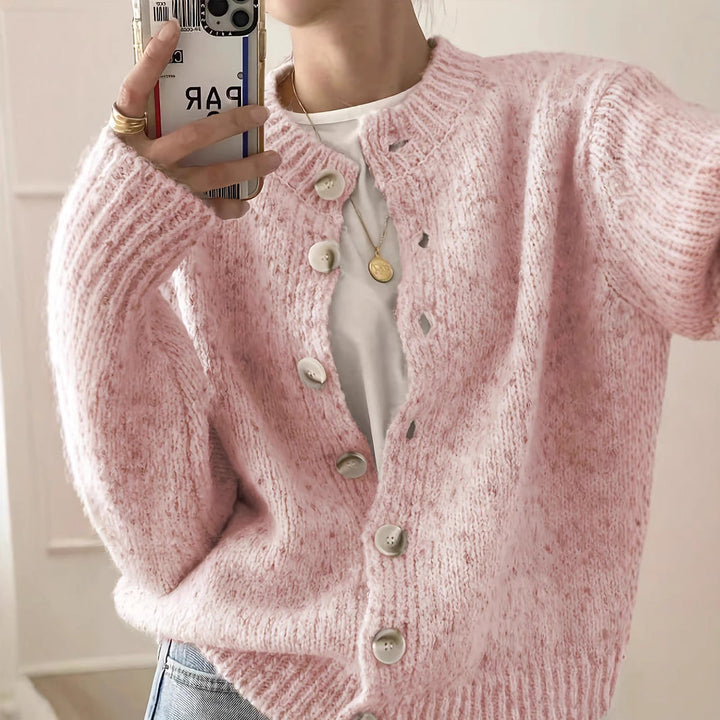 Damen Kuschelige Strickjacke Drune