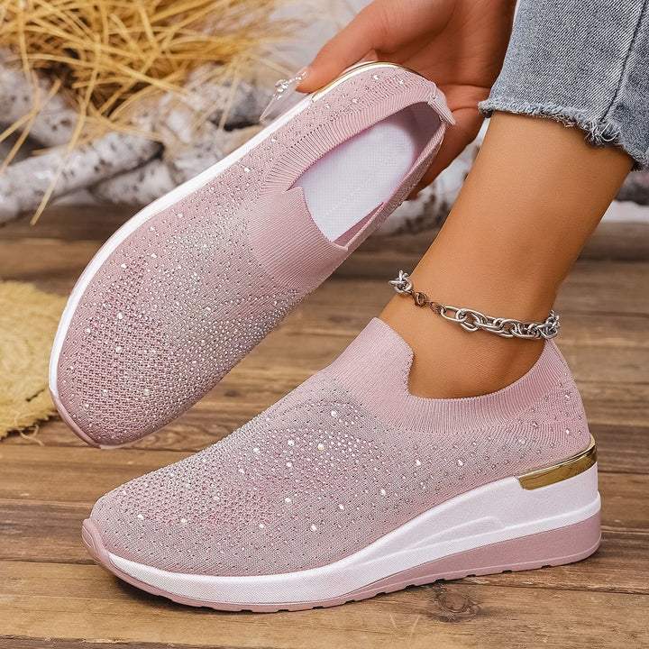Damen Glitzernde Slip-On Sneaker Drune