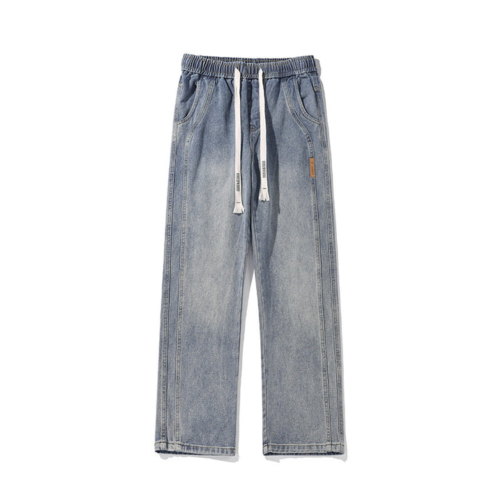 Herren Lässige und weite Denim-Hose Drune