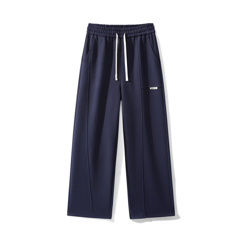 Damen Lounge-Hose mit weitem Bein, elastischem Bund & Seitentaschen Drune