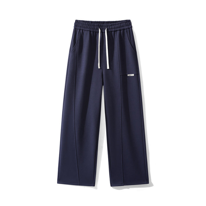 Damen Lounge-Hose mit weitem Bein, elastischem Bund & Seitentaschen Drune
