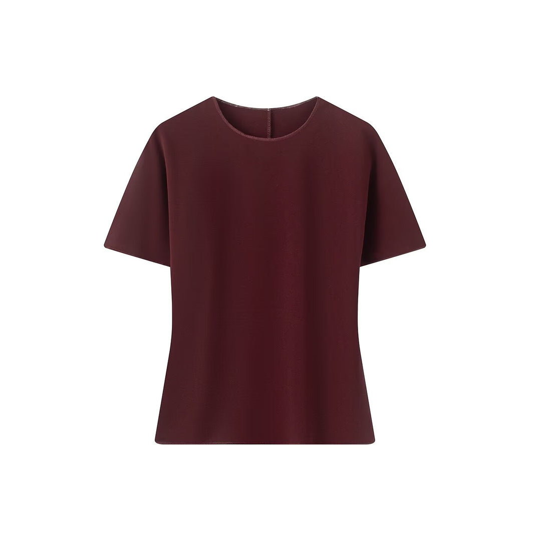 Damen Weite Satinhose mit hoher Taille und fließender Wide‑Leg‑Silhouette Drune