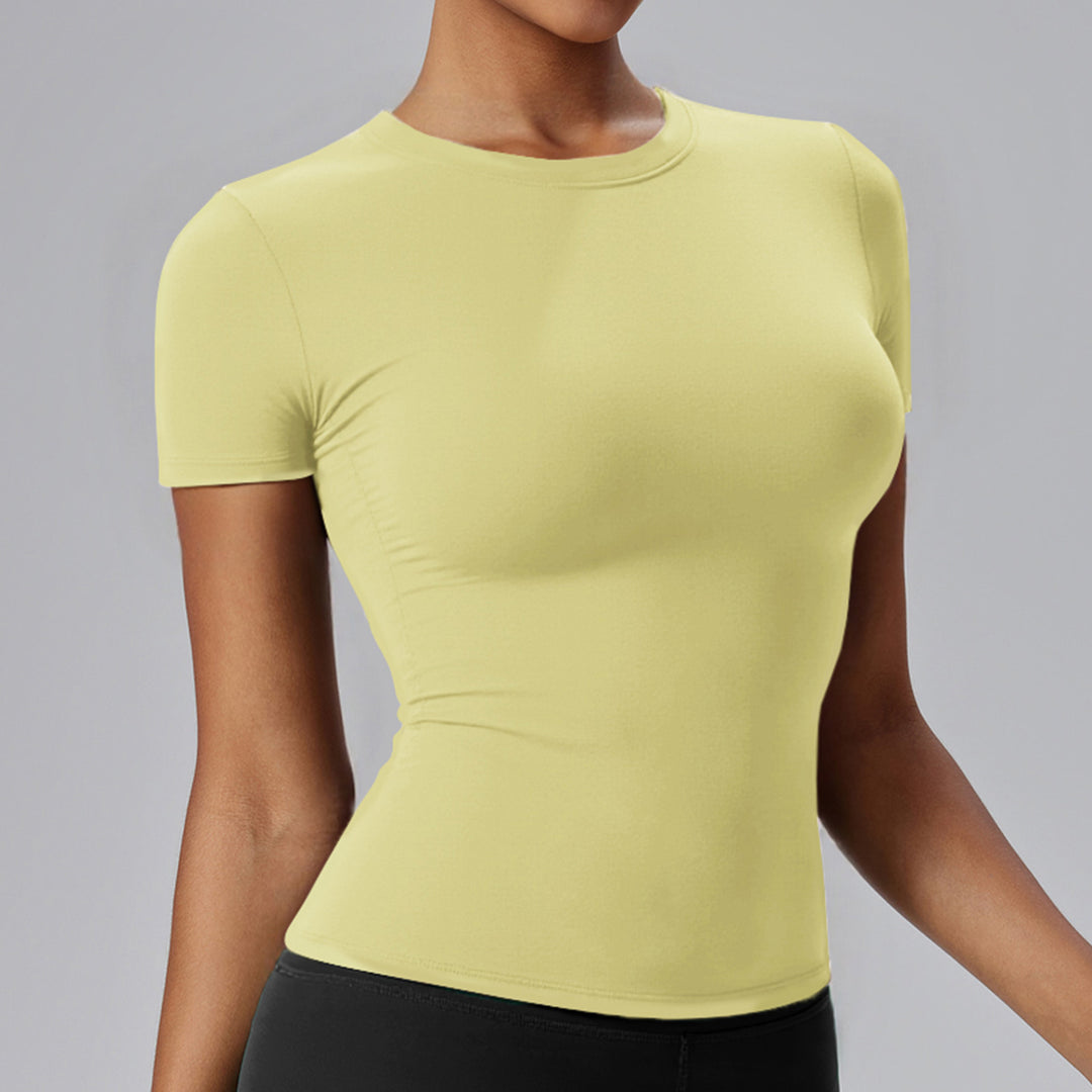 Damen Hochwertiges Fitness-T-Shirt mit elastischer Passform und atmungsaktiven Eigenschaften Drune