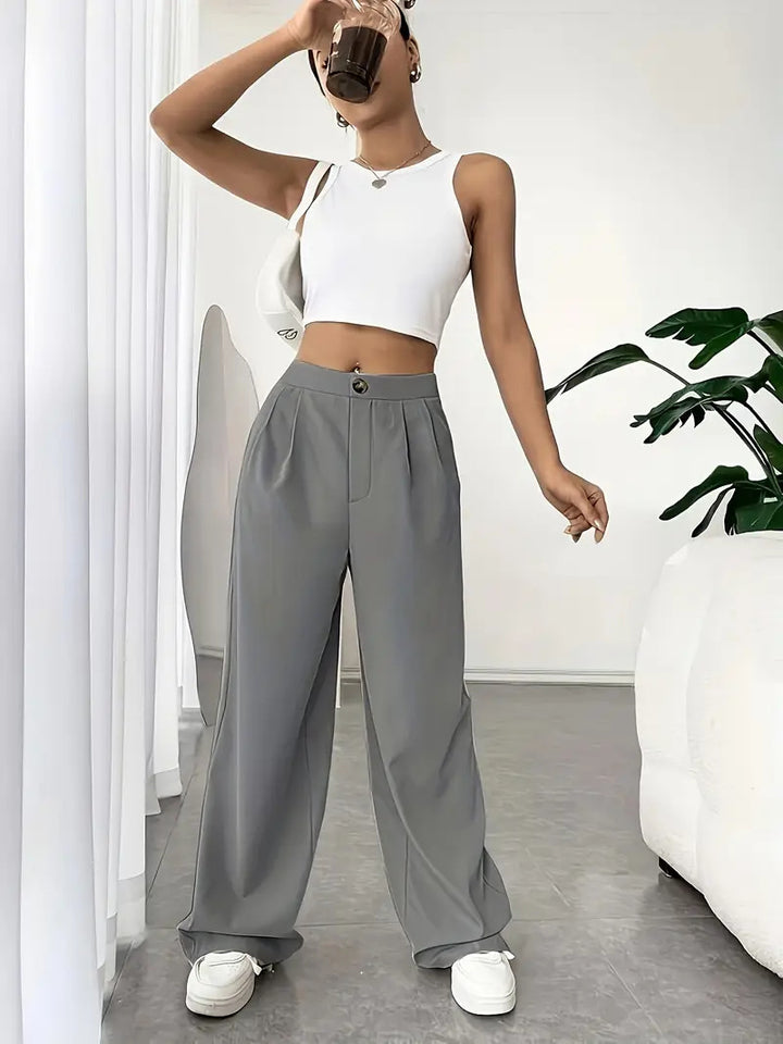 Damen Weite Hosen Drune