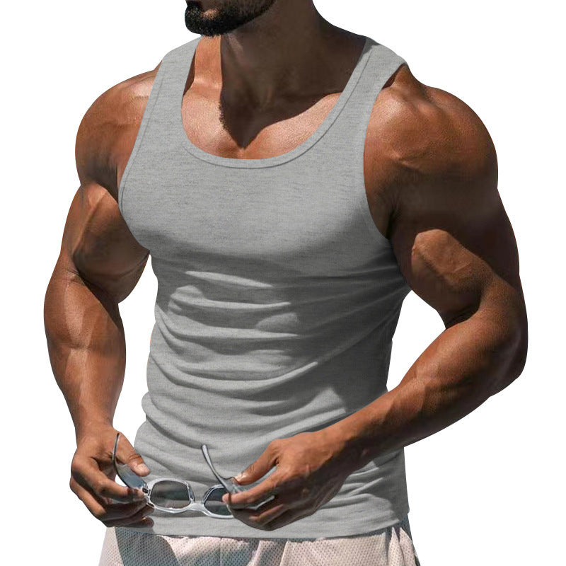 Herren Atmungsaktives Sport-Tanktop mit körperbetontem Schnitt Drune