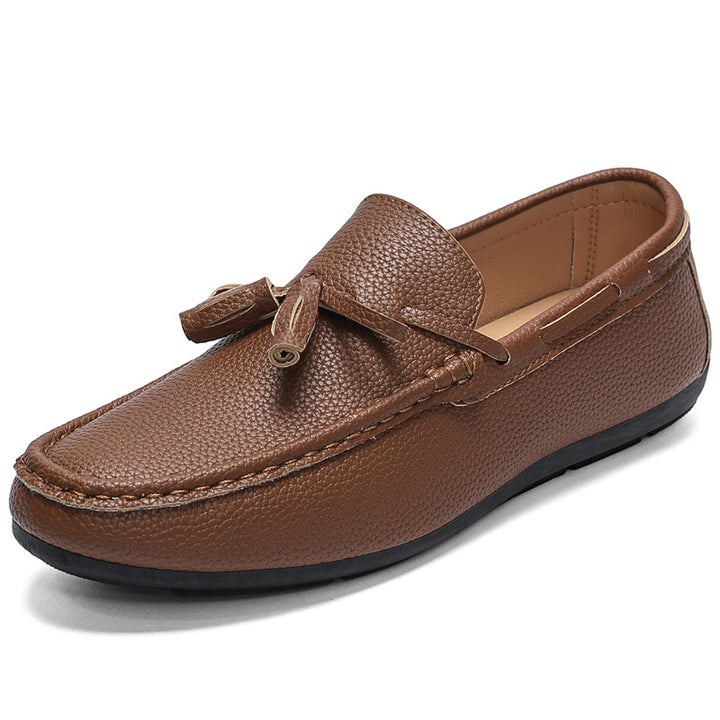 Herren Elegante Mokassins mit modischem Schnürdetail Drune