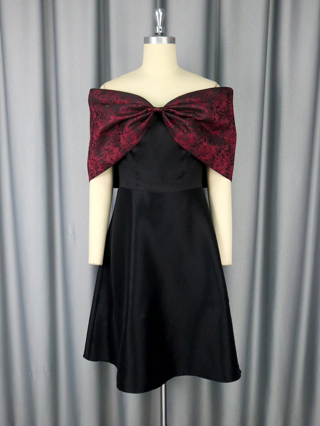 Damen Elegantes Abendkleid mit abnehmbarem Umhang Drune