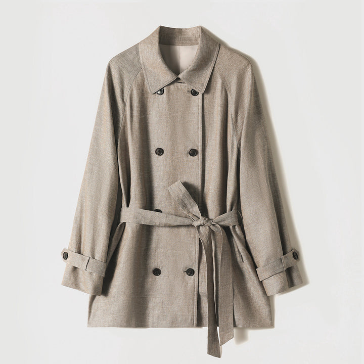 Damen Elegante und zeitlose Trenchjacke Drune