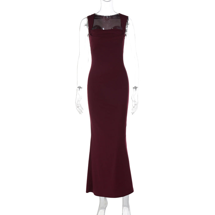 Damen Elegantes Etuikleid mit transparenten Einsätzen Drune