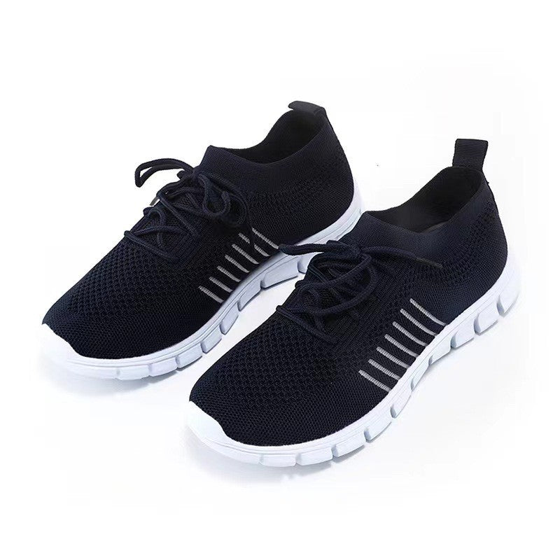 Damen  leichtes gestricktes Sneaker Slipper mit sockenähnlichem Schaft und flexibler Laufsohle Drune