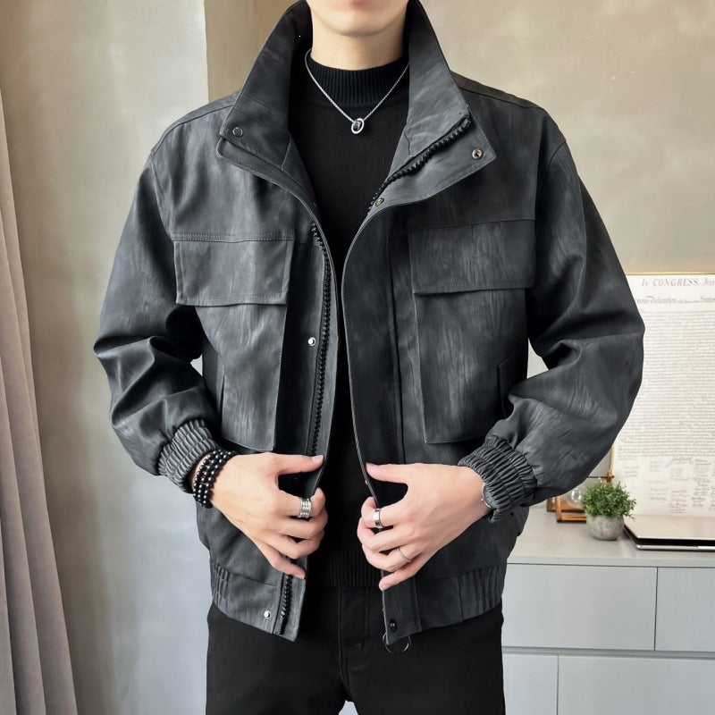 Herren Modische Jacke im urbanen Stil Drune