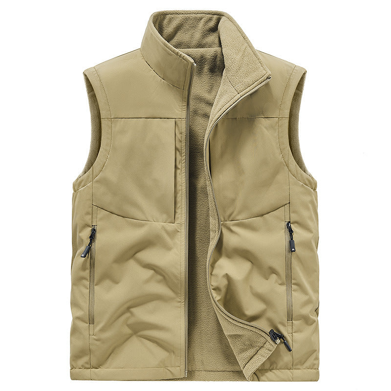 Damen Bequeme Fleece-Weste Drune