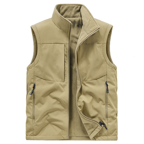 Damen Bequeme Fleece-Weste Drune