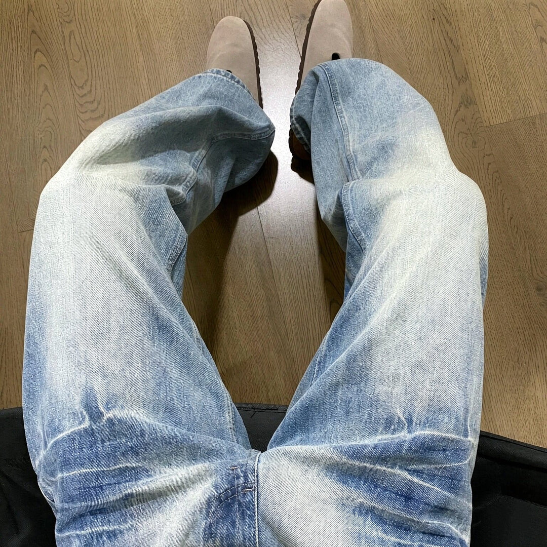 Herren Lässige Weitgeschnittene Jeans Drune 1788342483