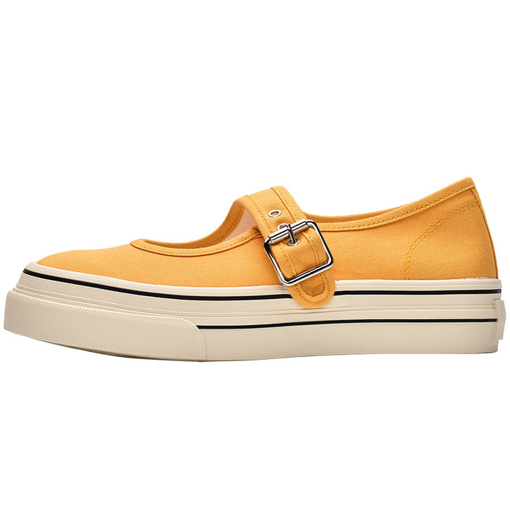 Damen Plateau-Sneaker mit praktischem Schnallenverschluss und optimierter Dämpfung Drune
