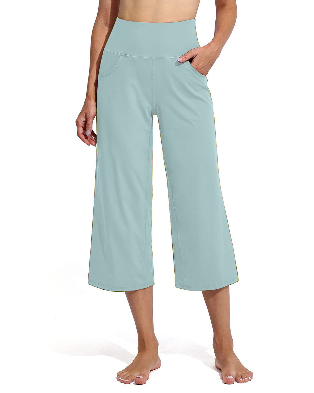 Damen Bequeme Sportliche Culotte mit hohem Bund und praktischen Taschen Drune