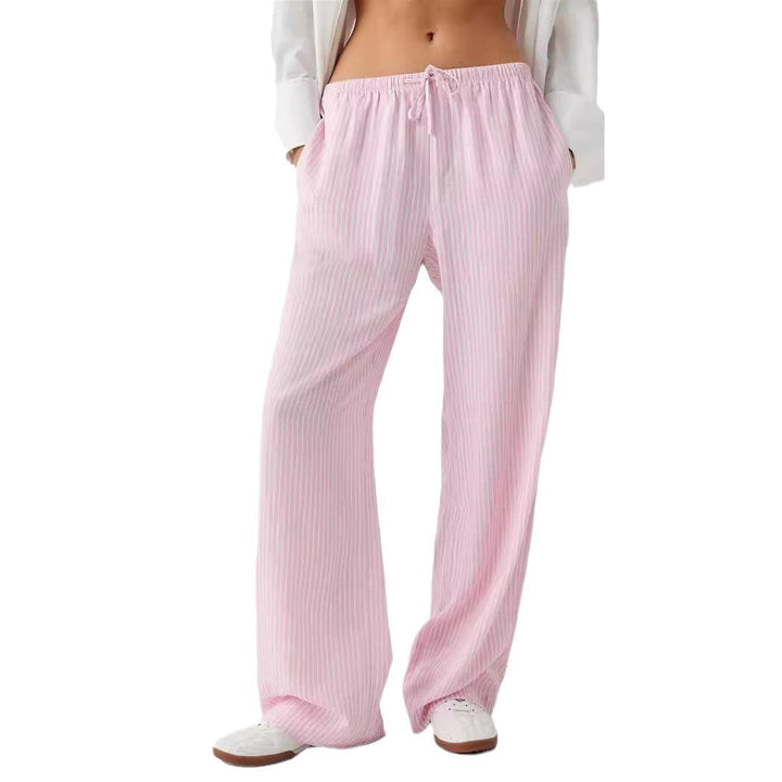 Damen Luftige Palazzo-Hose mit gemustertem Design Drune
