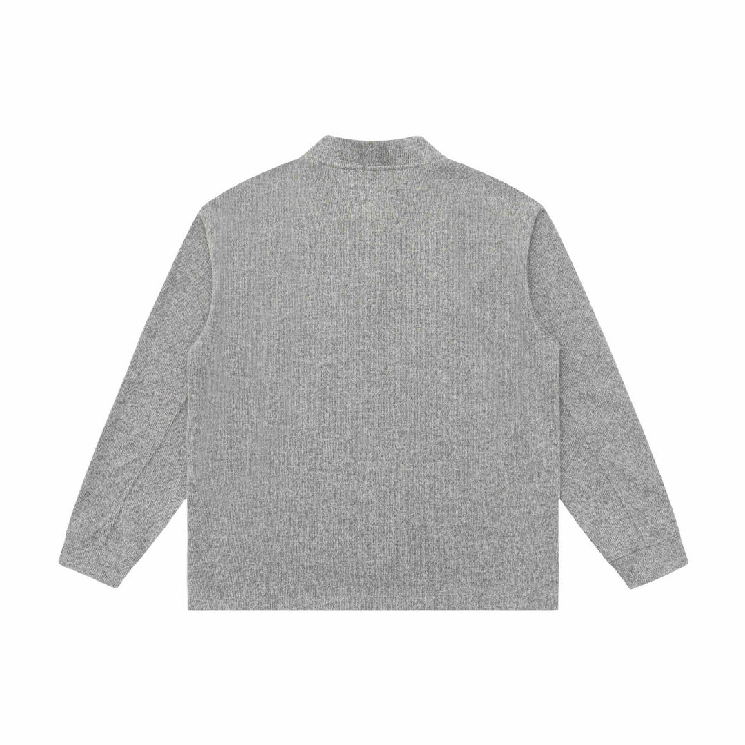 Unisex Feinstrick-Henley-Pullover mit Troyerkragen und Raglanärmeln Drune