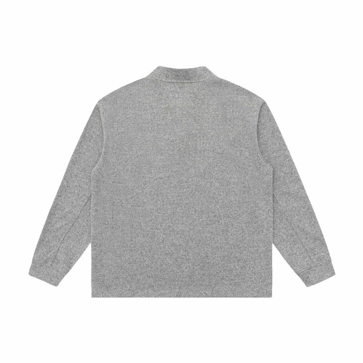 Unisex Feinstrick-Henley-Pullover mit Troyerkragen und Raglanärmeln Drune