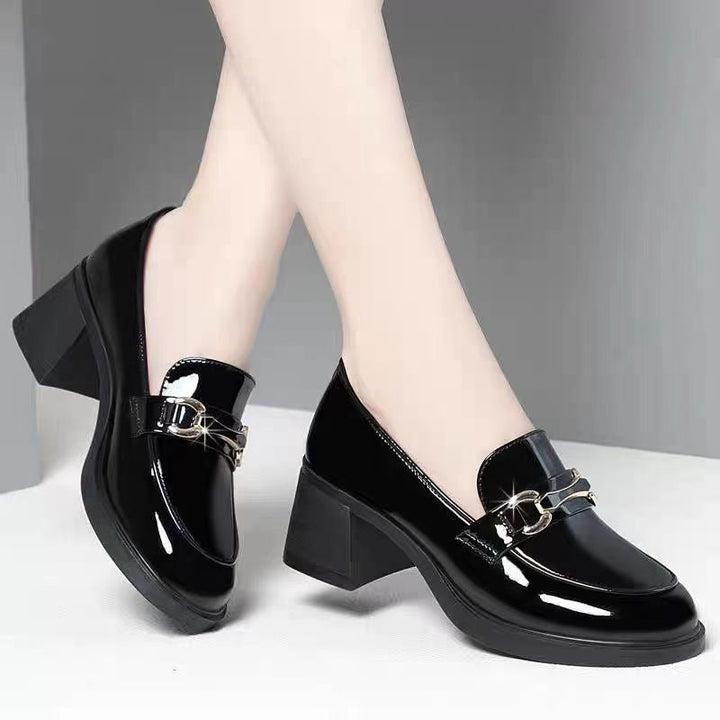 Damen Elegante und bequeme Pumps mit modischem Schnallen-Design Drune